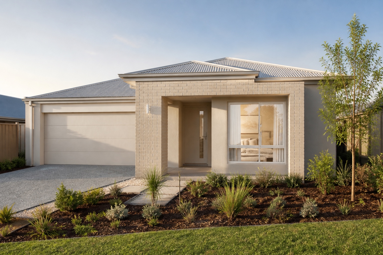 A first home in a new residential area